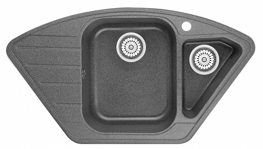 Кухонная мойка Granula GR-9101 89х49 графит