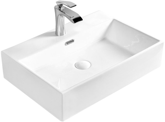 Раковина накладная BelBagno BB1340 белый