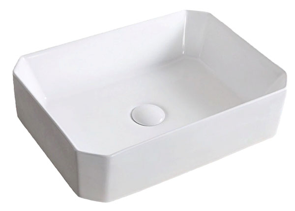 Раковина накладная BelBagno BB1386 белый