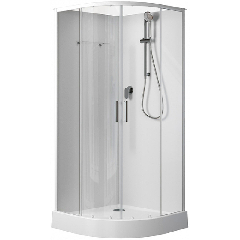 Душевая кабина Aquanet Passion EVO White 80х80 правая 281961 без гидромассажа