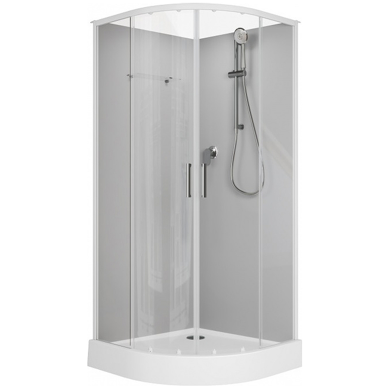 Душевая кабина Aquanet Passion EVO White 90х90 правая 267253 без гидромассажа