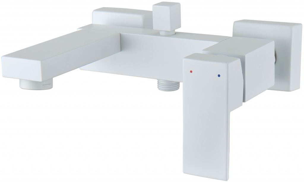 Смеситель для ванны с душем Aquanet Blanco AF420-20W белый