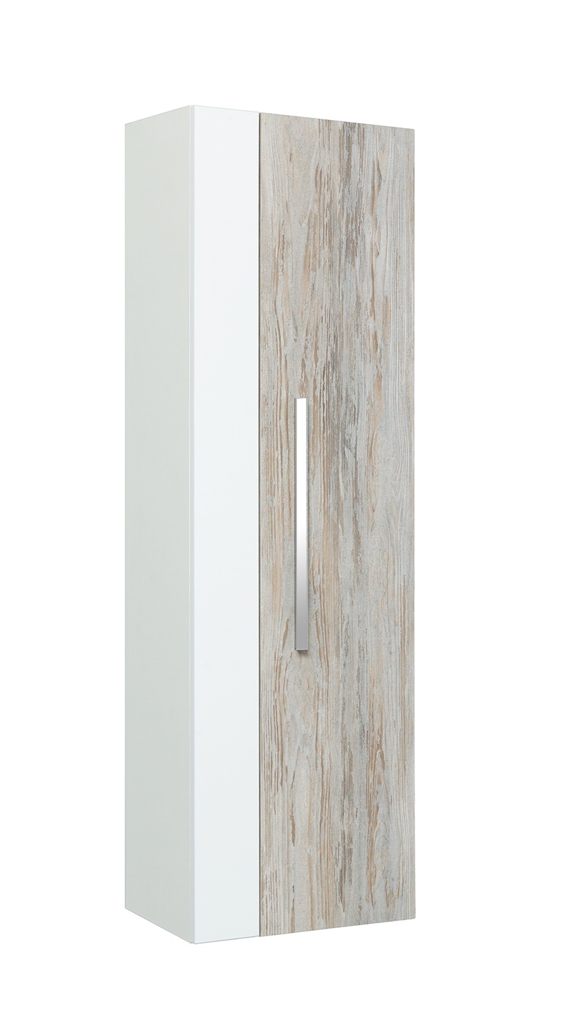 Шкаф-пенал Руно Вудлайн 35 00-00001012 белый/дуб