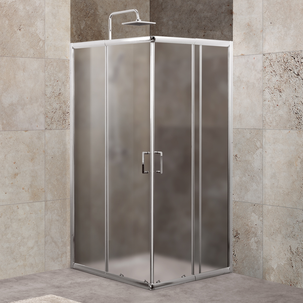 Душевой уголок BelBagno Unique UNIQUE-A-2-85/100-P-Cr 85x85 хром/рифленое