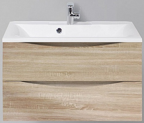 Тумба под раковину BelBagno Marino MARINO-800-2C-SO-WO-P rovere bianco