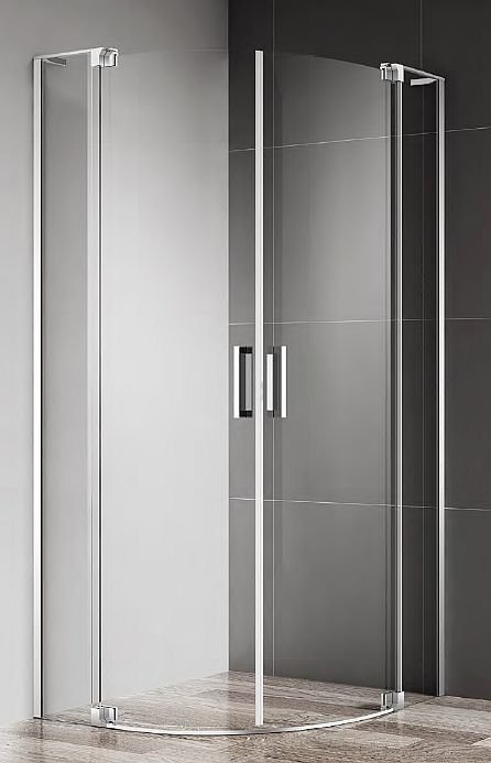 Душевой уголок Cezares Slider SLIDER-R-2-80/90-C-Cr 80/90х80/90 хром/прозрачное