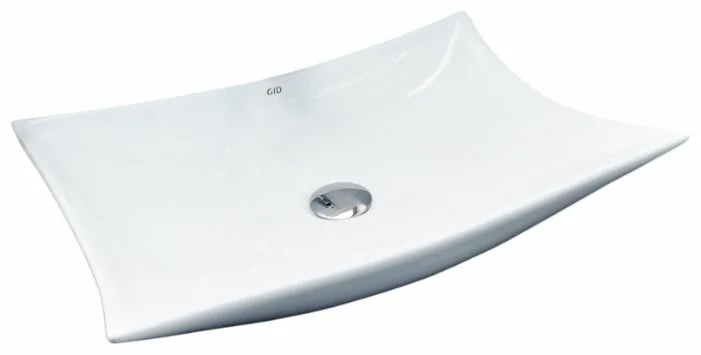 Раковина накладная Gid ceramic N9176 51129 белый