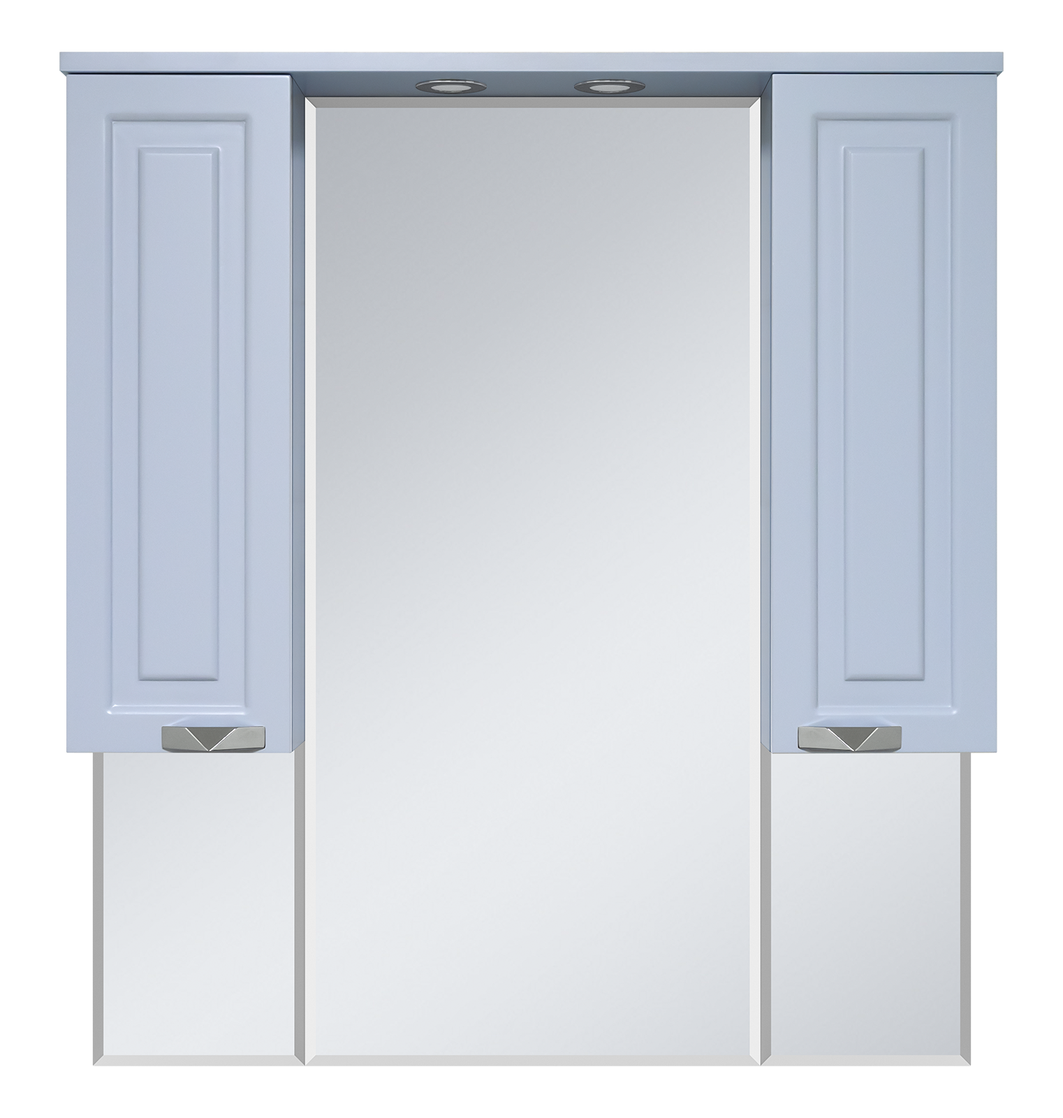 Зеркальный шкаф Misty Терра 90П-Тер02090-0501 серый