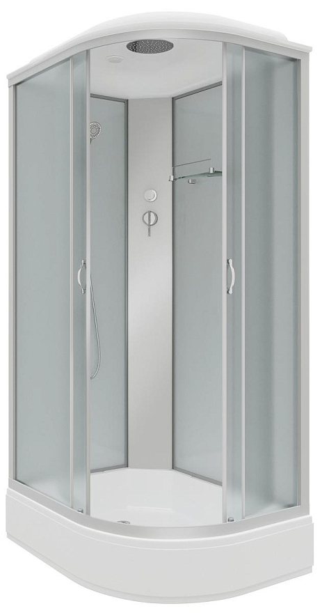 Душевая кабина Niagara Eco 100x80 NG-33084-14R хром/матовое