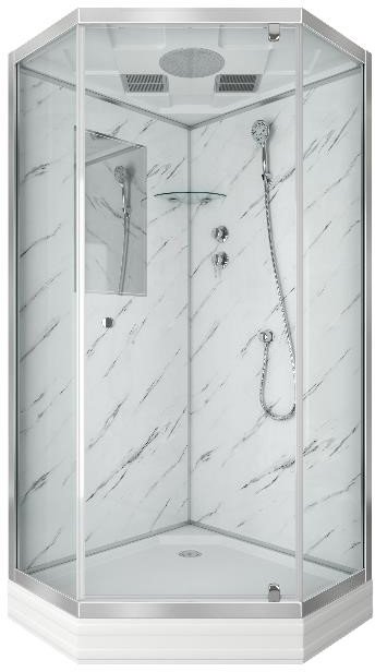 Душевая кабина Niagara Luxe 100x100 NG-7702DM