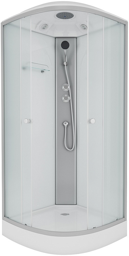 Душевая кабина Niagara NG- 4302-14 100х100 хром матовый/матовое