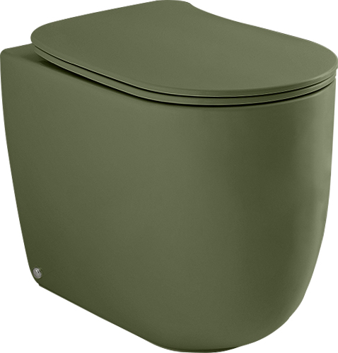 Унитаз Kerasan Nolita 531811 55х35 Verde muschio с креплениями WB5N