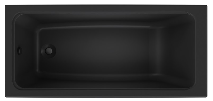 Акриловая ванна Am.Pm Gem W90A-150-070B-A 150х70 черный матовый