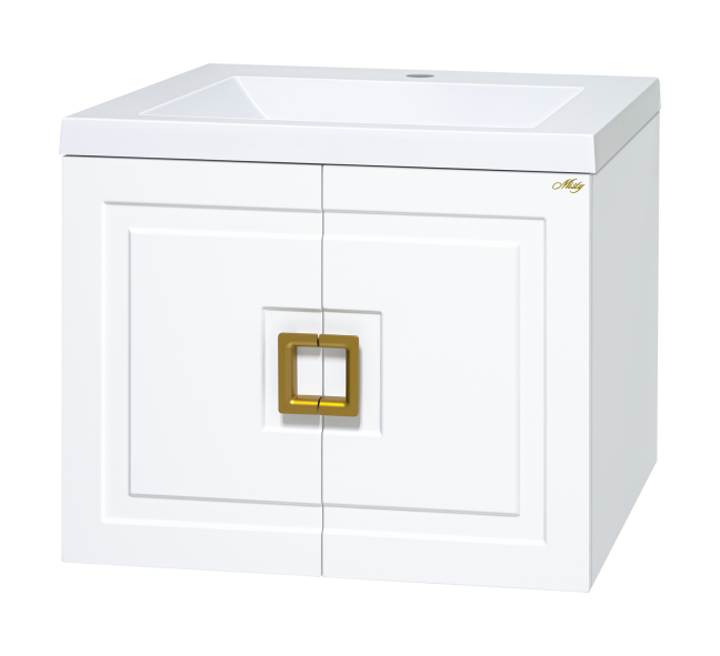 Тумба с раковиной Misty Галвер УТ000012974 60 белый