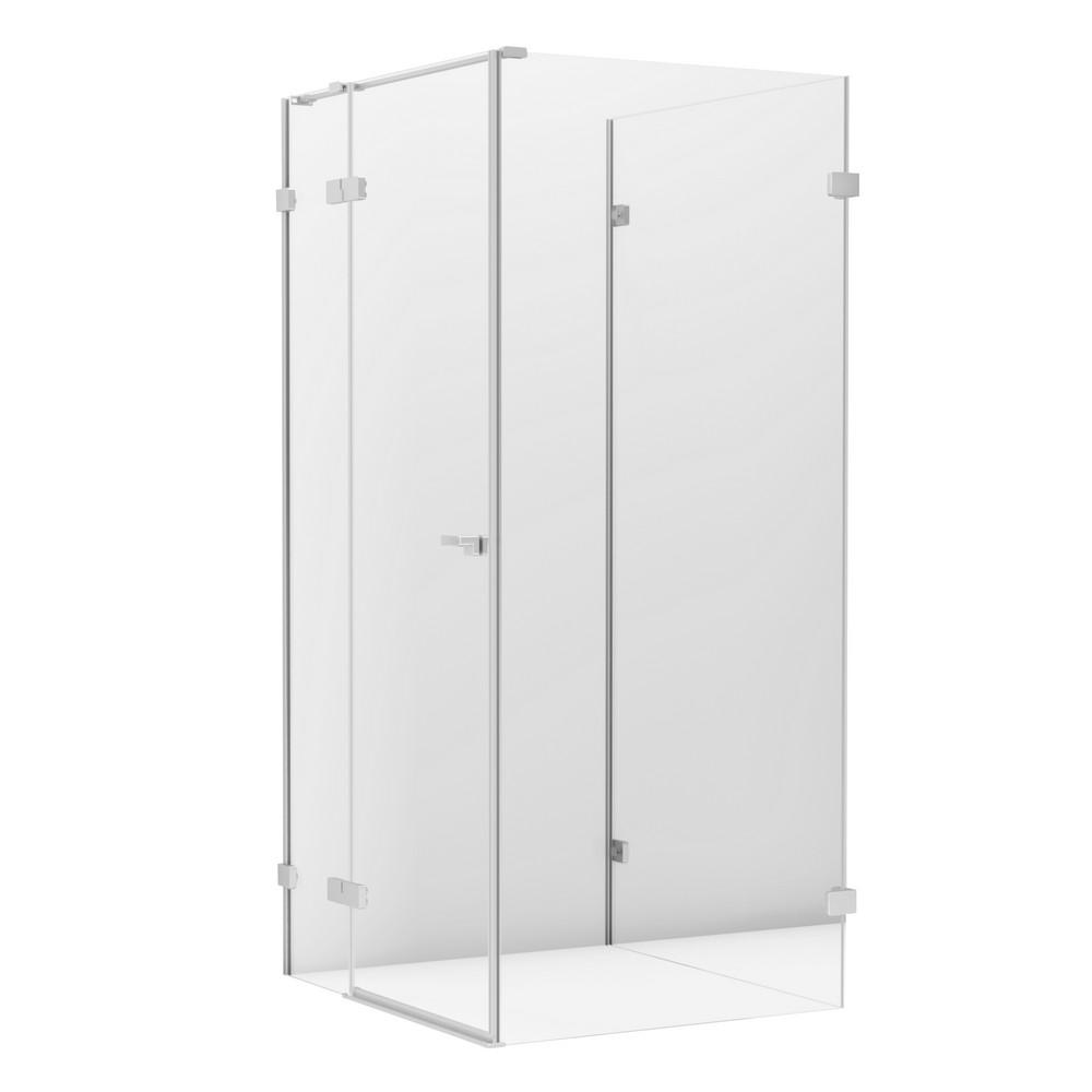 Душевой уголок New Trendy Eventa L EXK-0204 90х100 хром/прозрачное