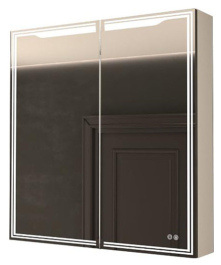 Зеркальный шкаф Art&Max Merano AM-Mer-900-800-1D-R-DS-F  90 правый с подсветкой и подогревом