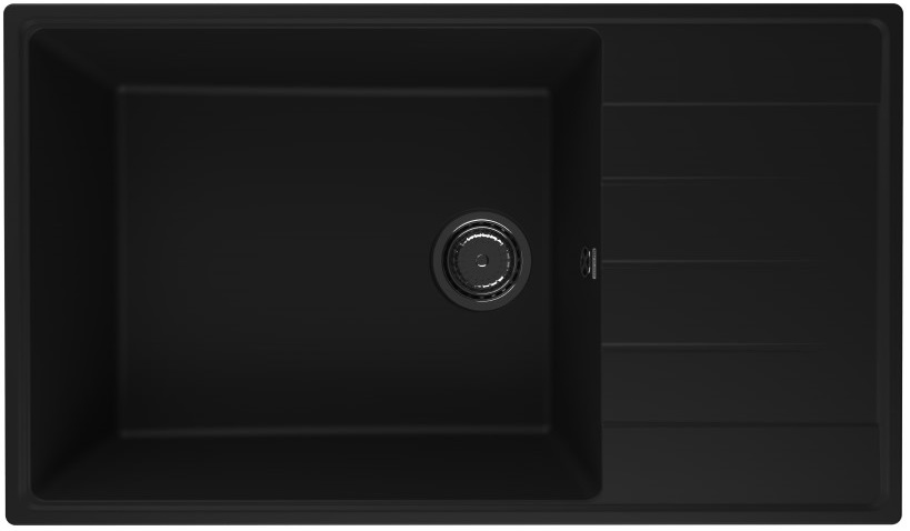 Кухонная мойка Ulgran Quartz Prima 860-07 уголь