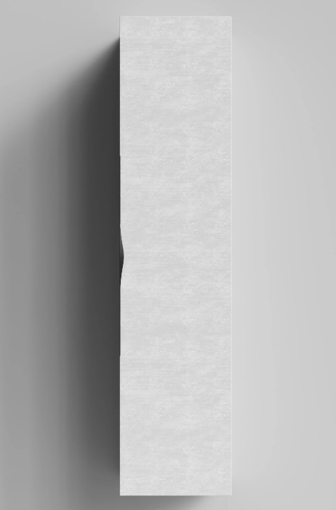 Шкаф-пенал Vod-ok Марко 9359 35 R дверь, ручки черные, белый камень
