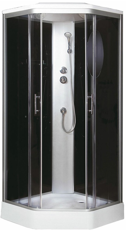 Душевая кабина Niagara Ultra NG-2506-01 90х90 хром/тонированное