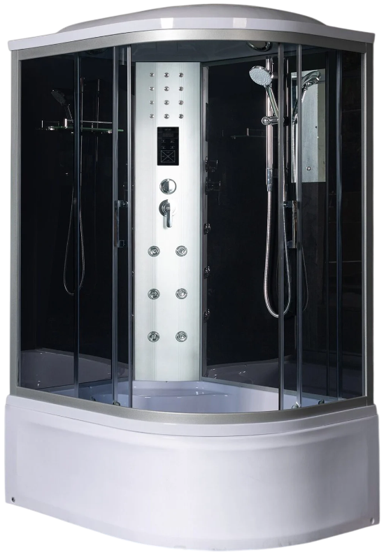 Душевая кабина River Dunay 10000000008 120/80/44  L ТН 120x80 хром/тонированное