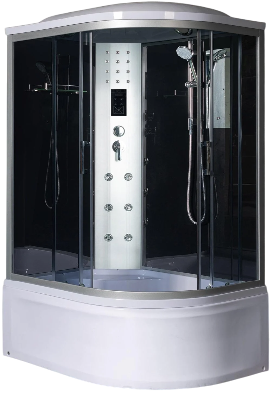 Душевая кабина River Dunay 10000003134 120/90/46  L ТН 120x90 хром/тонированное