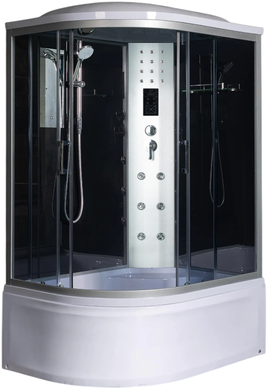 Душевая кабина River Dunay 10000003135 120/90/44 ТН R 120x90 хром/тонированное