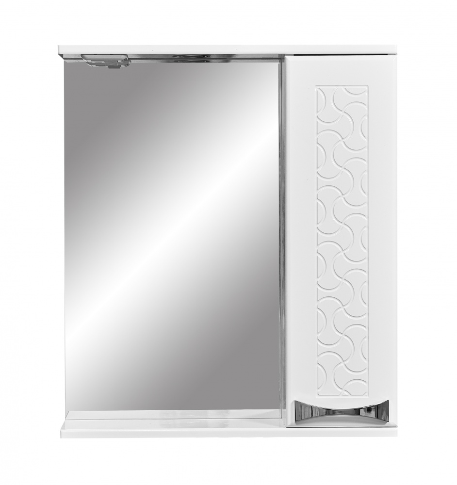 Зеркальный шкаф Stella Polar Ванда 60/C SP-00000199, 60 см, подвесной, правый, с подсветкой, белый