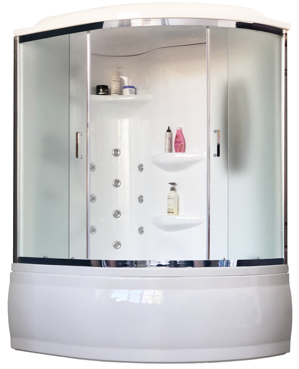 Душевая кабина Royal Bath RB150ALP-C-CH-L (матовое)