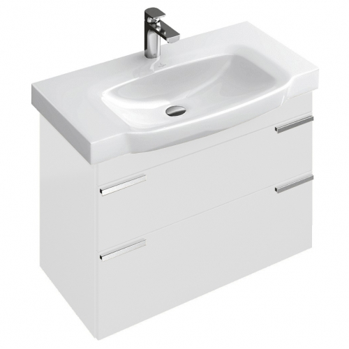 Тумба подвесная Villeroy & Boch SENTIQUE A853 00DH + раковина 5142 A0R1 100см