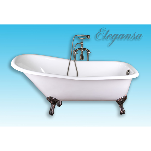 Чугунная ванна Elegansa Schale Antique (Bronze) отдельностоящая