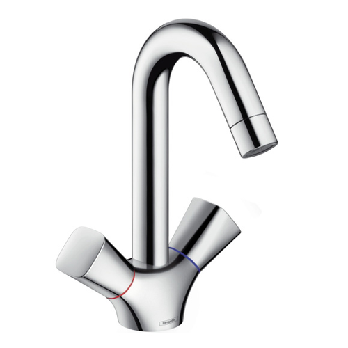 Смеситель для раковины Hansgrohe Logis 71222000 с донным клапаном