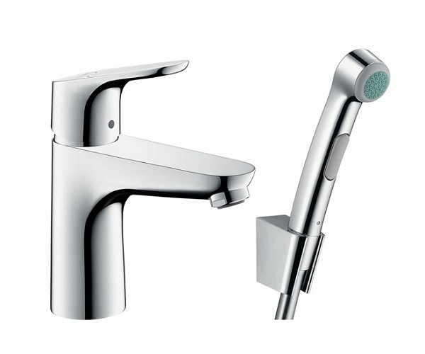 Смеситель Hansgrohe Focus для раковины с гигиеническим душем 31927000