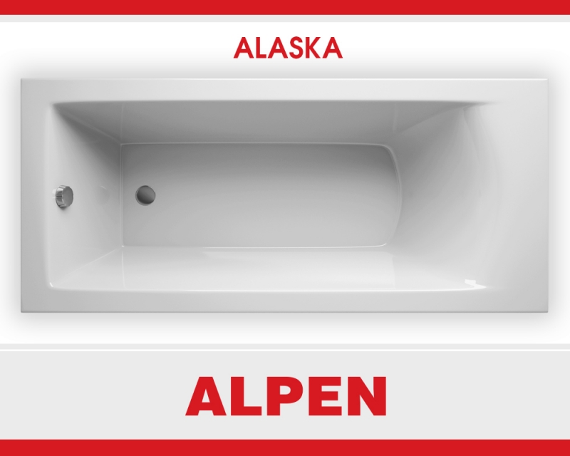 Акриловая ванна ALPEN Alaska 160x70 см