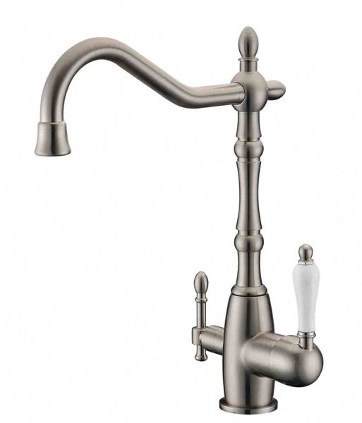 Смеситель Zorg Clean Water ZR 312 YF-50-SATIN для кухни под фильтр, цвет сатин