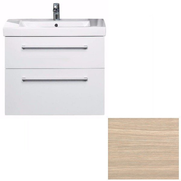 Тумба с раковиной Villeroy&Boch 2DAY2/SUBWAY 2.0 A98000E9+71758001 light wood